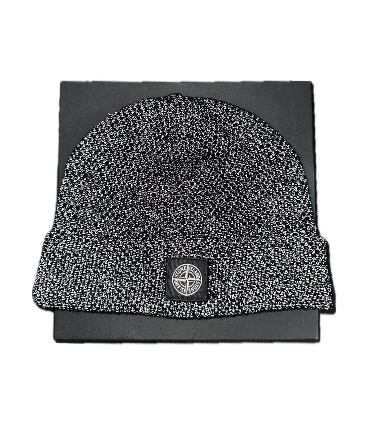 Stone Island 2019 Reflective Knit Wool Hat - Onesize - Made in Italy
