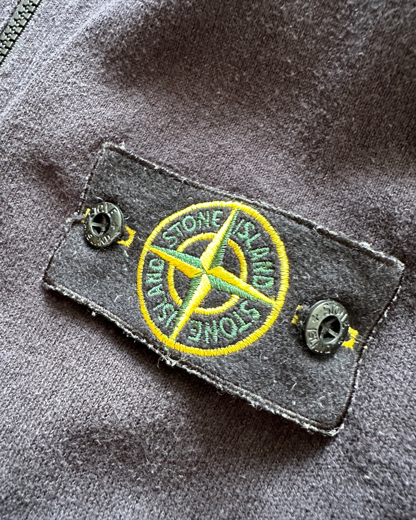 Stone Island 2019 Brushed Cotton  Zip Jacket Navy - XXL