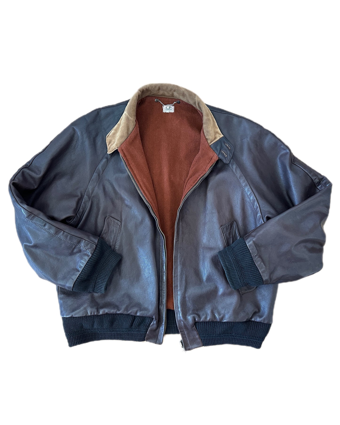 C.P. Company 1988 Leather Jacket - 54 / XL - Made in Italy