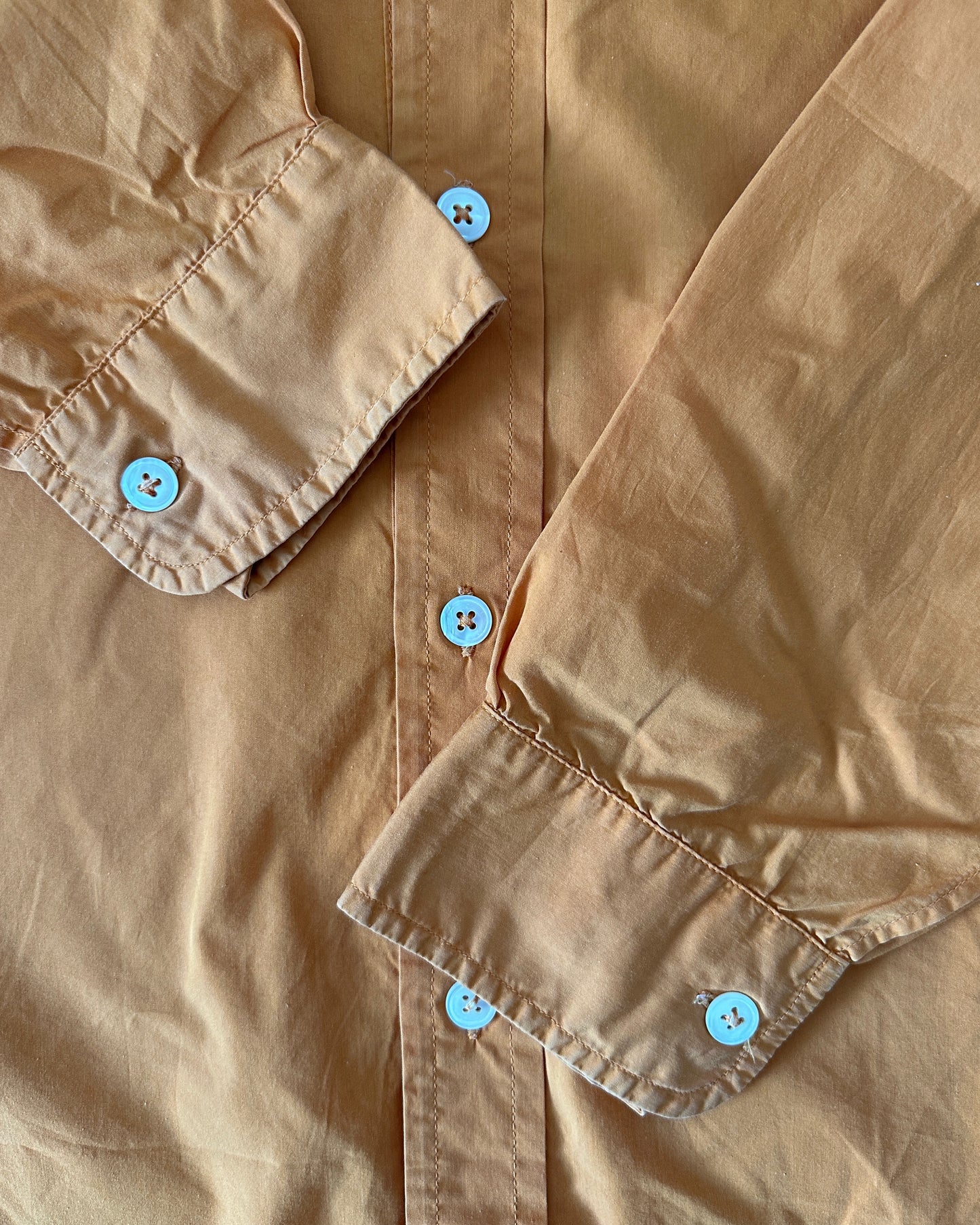 Stone Island Marina 1992 Vintage Orange Overshirt - L - Made in Italy
