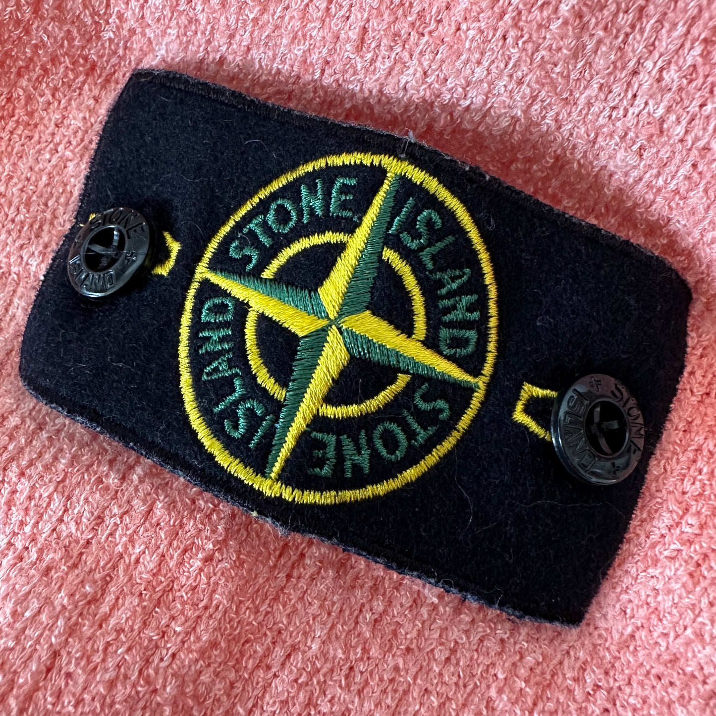 Stone Island Handsprayed Light Knit Peach Sweater - L - Made in Italy