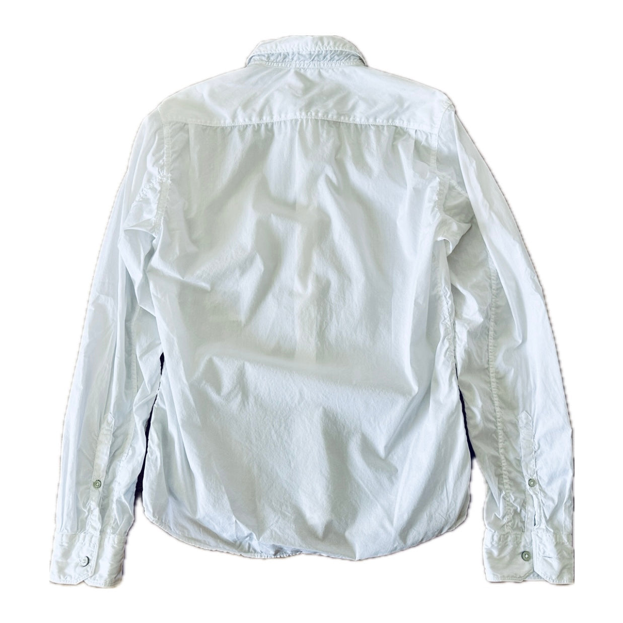 Stone Island  2008 White Button Down Shirt - L - Made in Italy