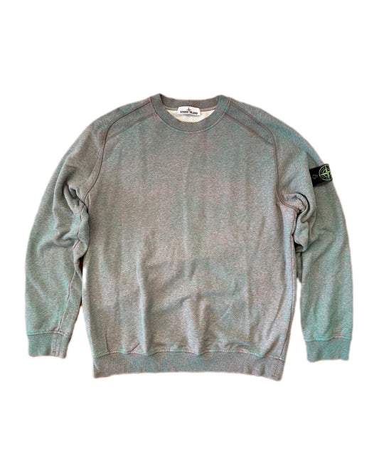 Stone Island 2020 Dust Colour Treatment Teal Sweatshirt - XXL