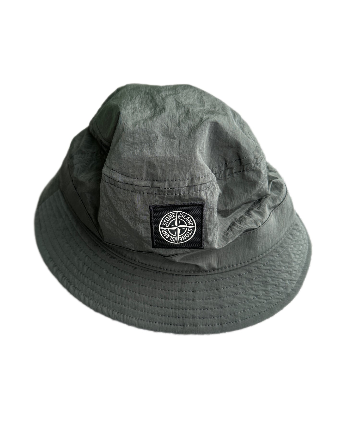 Stone Island 2024 Nylon Netal in Econyl Regenerated Nylon Bucket Hat - XL