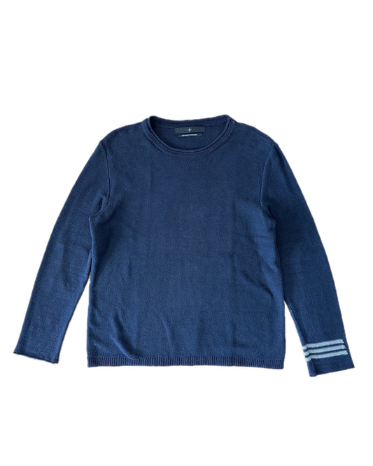 Stone Island Denims 2003 Cotton Knit Sweatshirt - XXL - Made in Italy