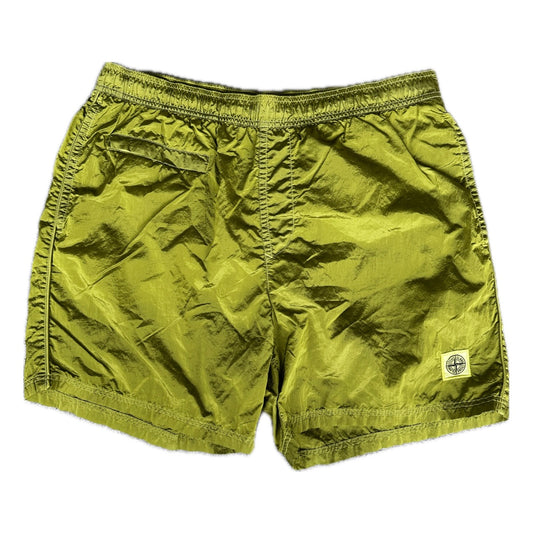 Stone Island 2022 Citrus Nylon Metal Shorts - XXL