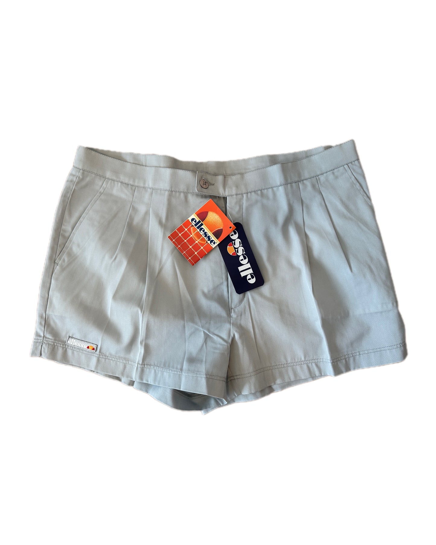 Ellesse Vintage 1985 BNWT  Grey Tennis Shorts - 54 / XL -  Made in Italy
