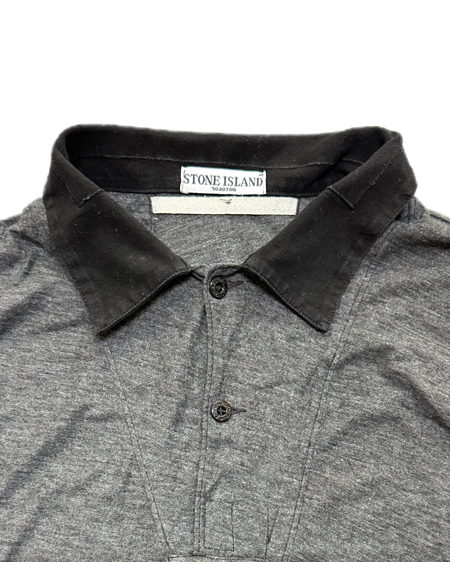Stone Island 2008 Pocket Logo Polo Shirt - XL /  fits L - Made in Italy