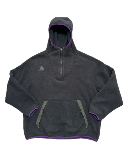 Nike ACG 2018 Black Hooded Fleece Smock - XL