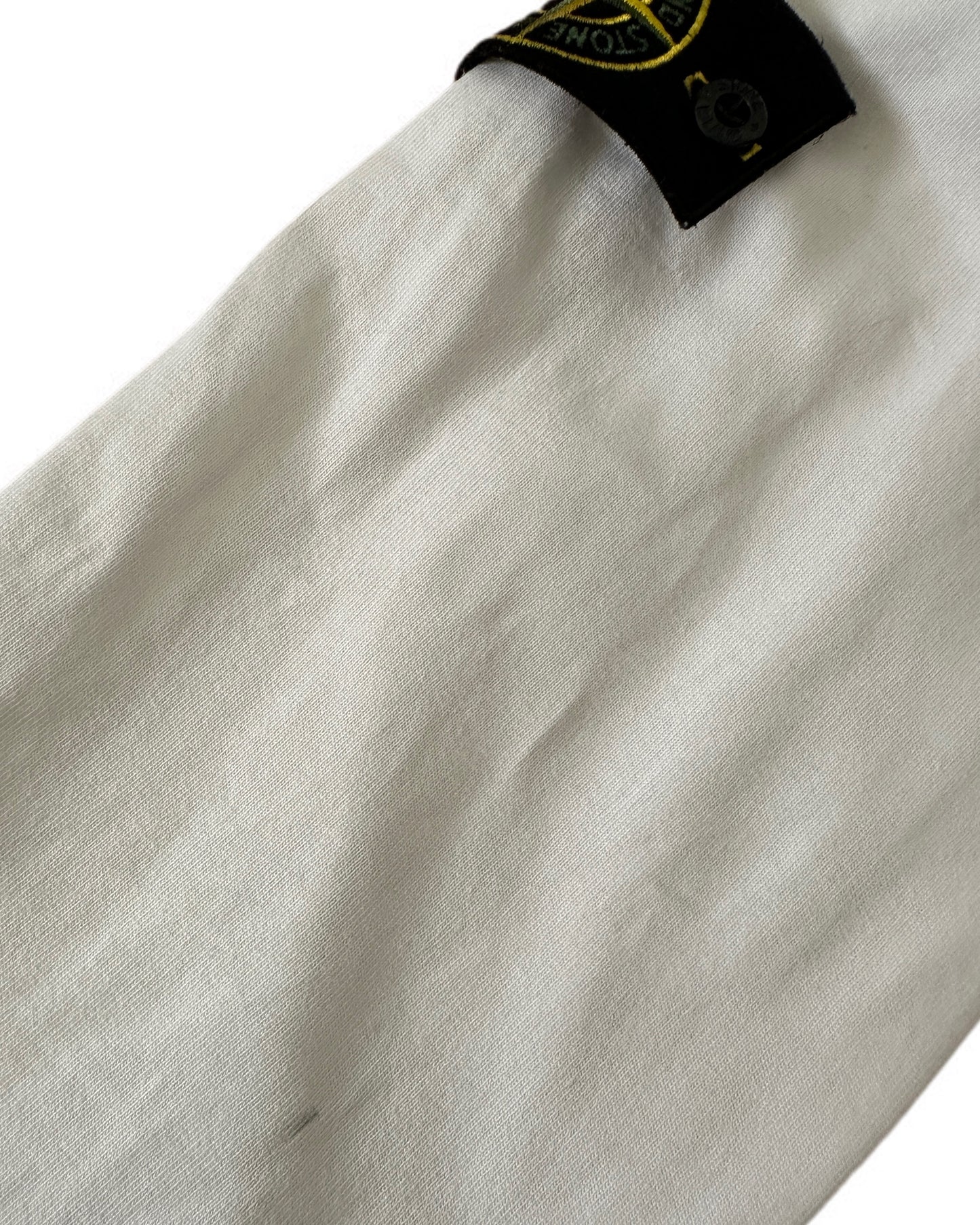 Stone Island 2023 White Cotton Sweatshirt - S