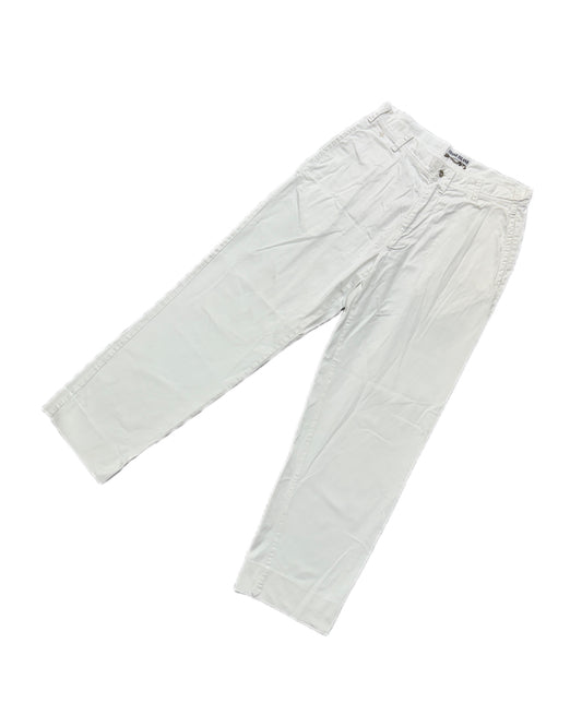 Stone Island 1987 Vintage Rubber Badge Trousers - 48 - Made in Italy