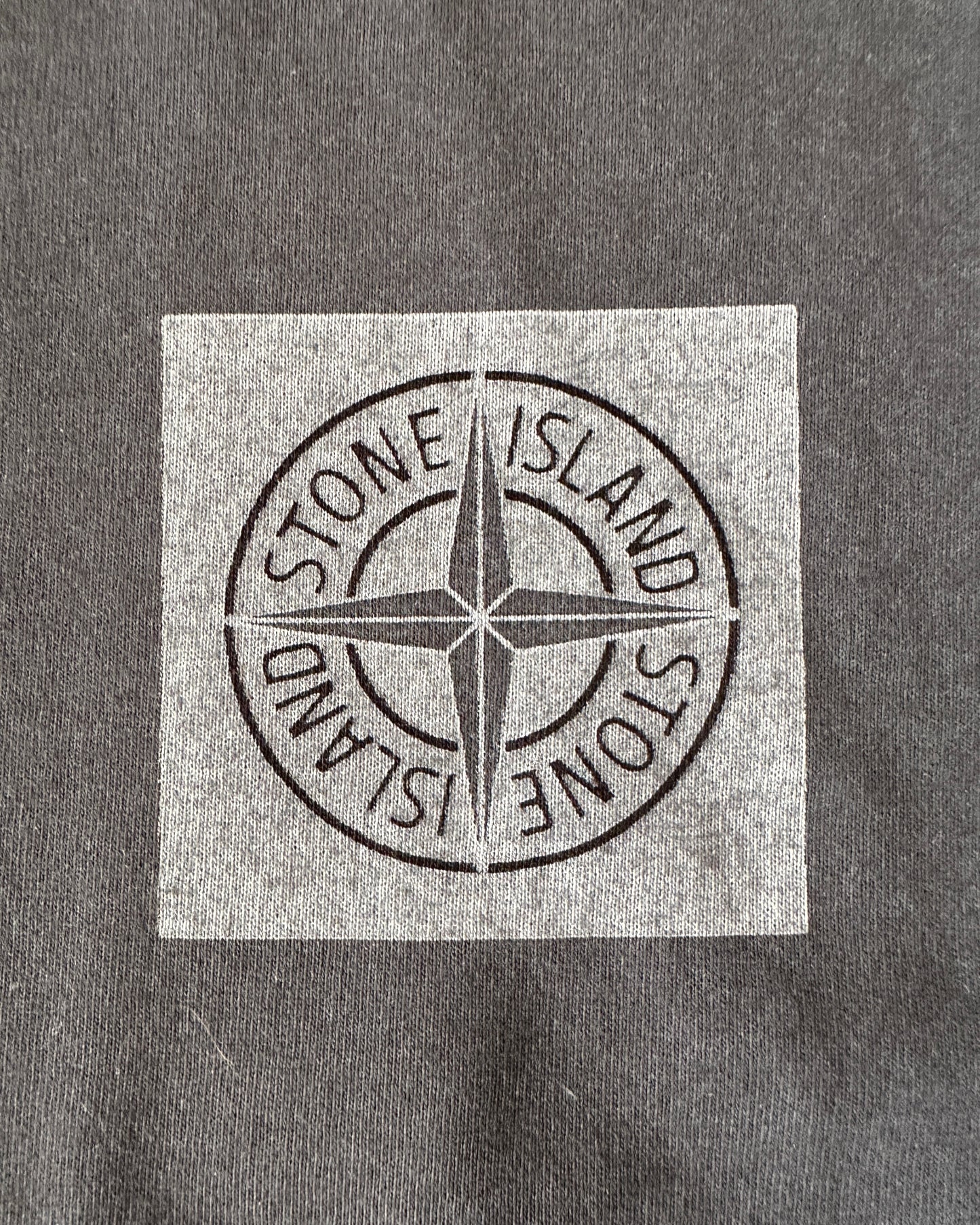 Stone Island 2019 Jersey Placcato Box Logo T-Shirt BNWT - XXL - Made in Italy