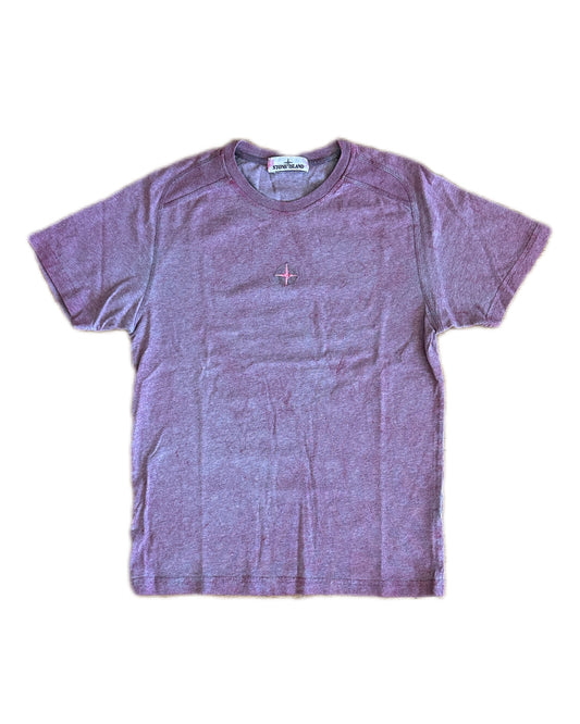 Stone Island 2021 Dust Colour Treatment Rose T-Shirt - M