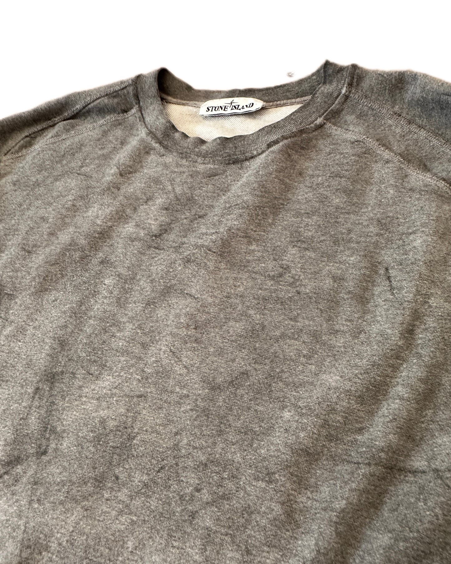 Stone Island 2020 Dust Colour Treatment Grey Sweatshirt - XXL
