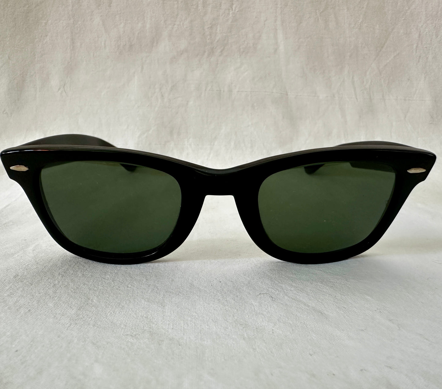 Ray Ban Wayfarer 5024 B&L Black Vintage 80s Sunglasses - Large - Made in USA