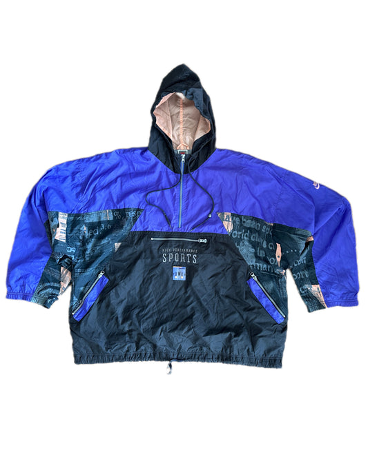 Nike 1992 High Performance Sports Vintage Smock Jacket - XXL