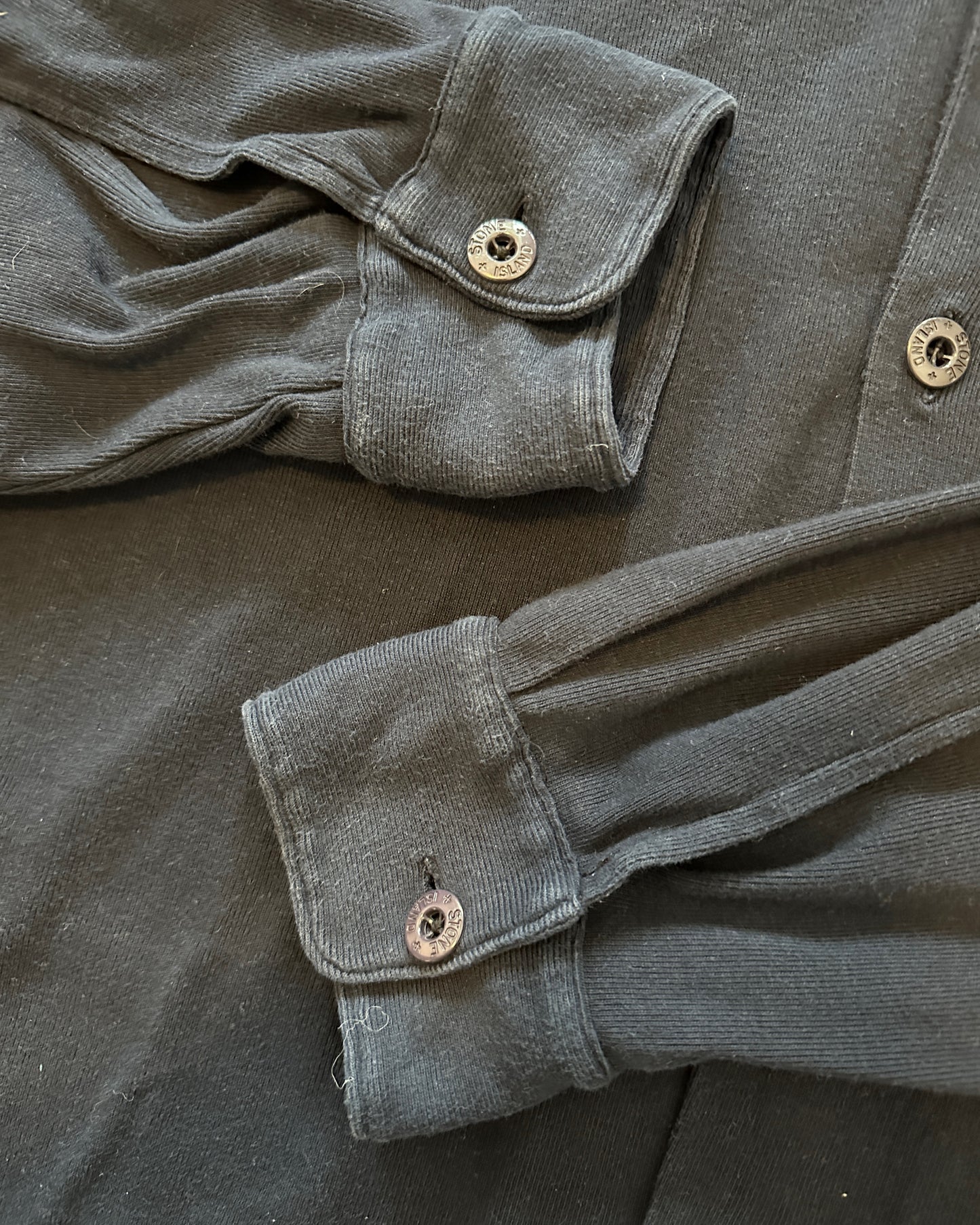 Stone Island 1995 Vintage Soft Moleskine Cotton Shirt - XXL - Made in Italy