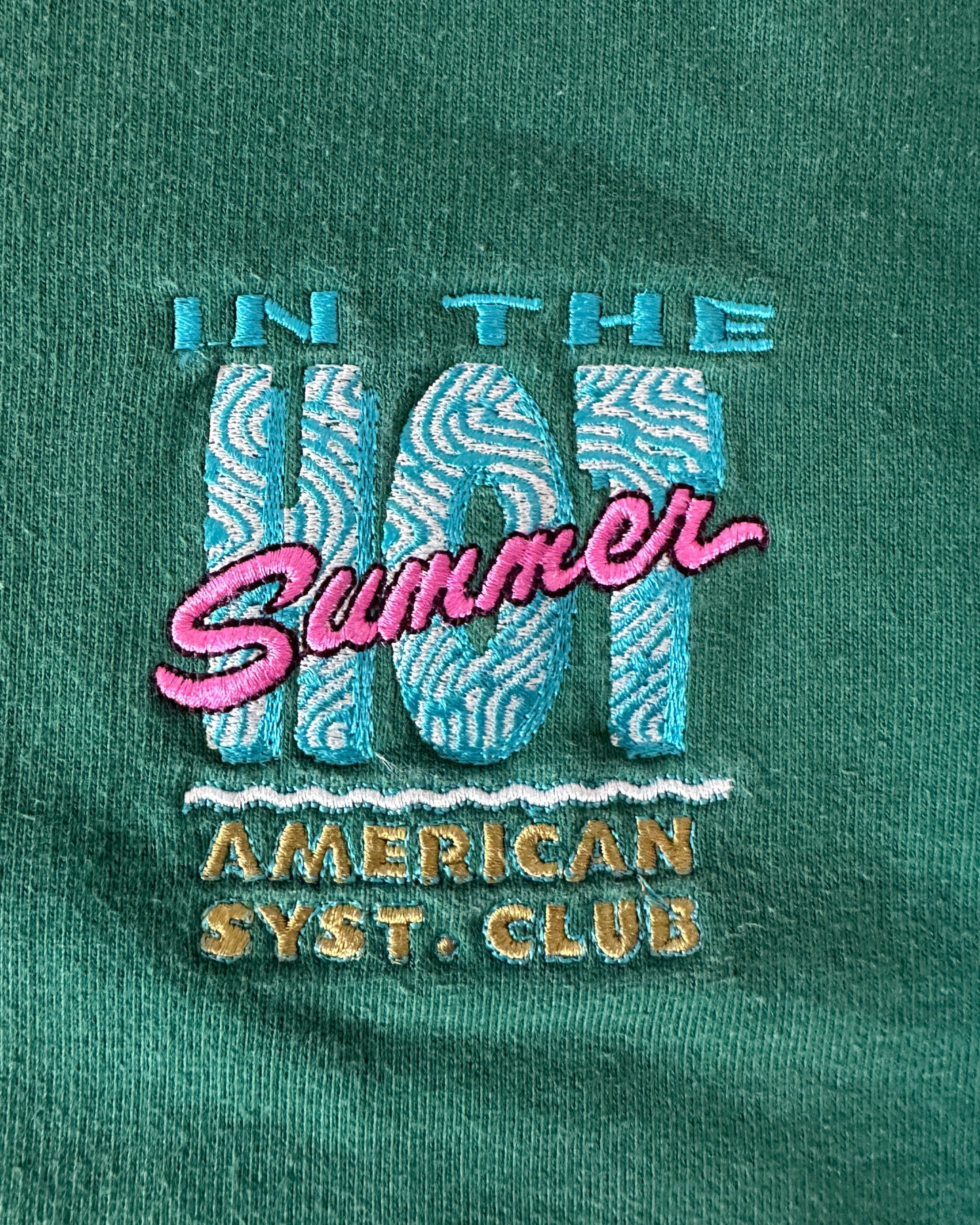 American System Vintage 1987 Hot in the Summer Sweatshirt - XXL - Made in Italy