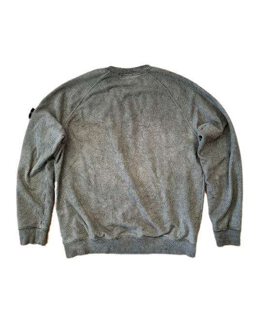Stone Island 2020 Dust Colour Treatment Grey Sweatshirt - XXL