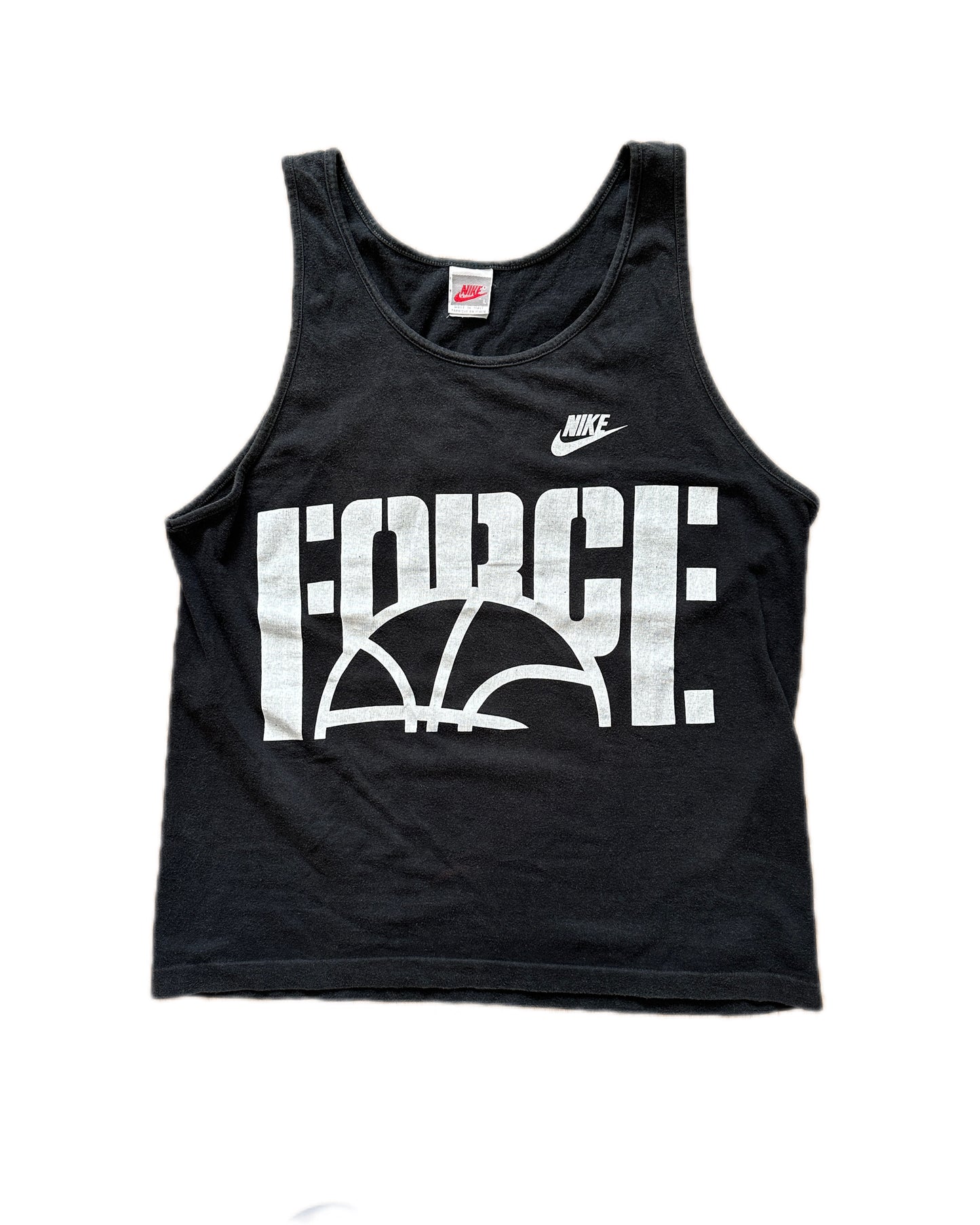Nike Force 1989 Vintage Tank Top - L - Made in Italy