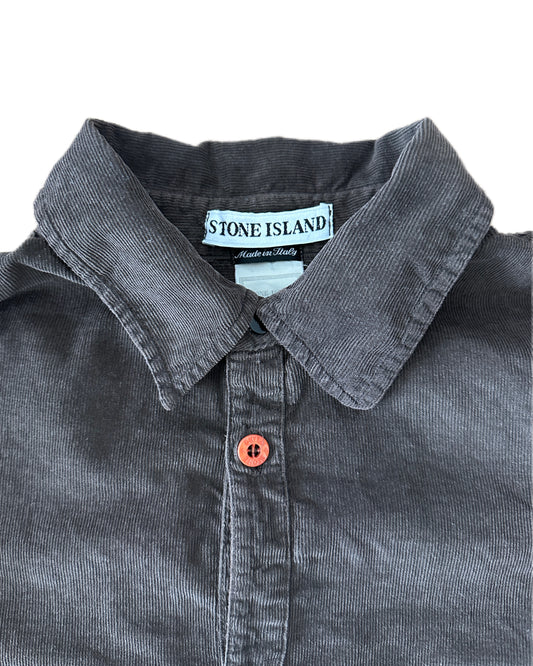 Stone Island 1996 Vintage Micro Corduroy Overshirt - L - Made in Italy