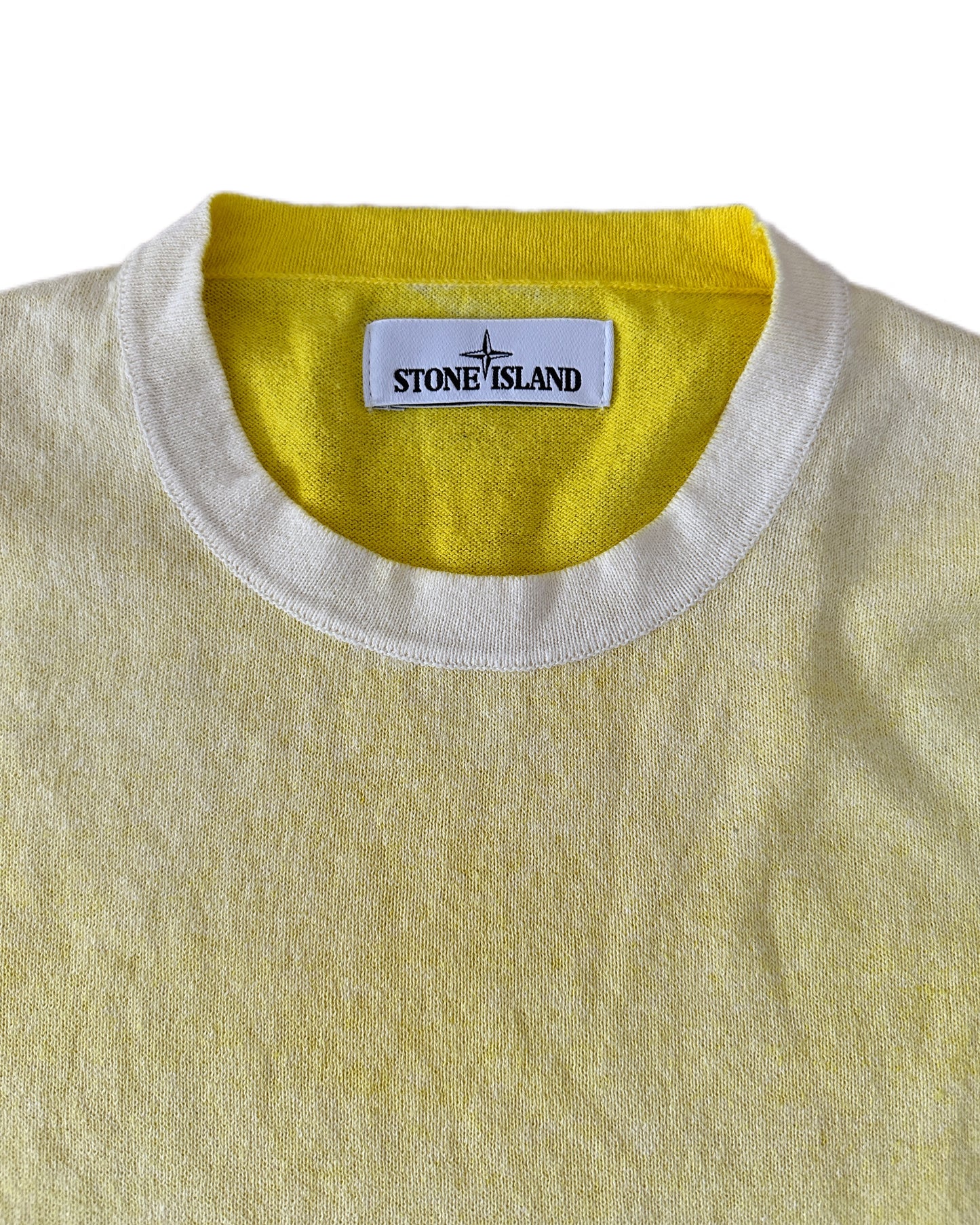 Stone Island 2020 Handsprayed Light Knit Sweatshirt - L - Made in Italy