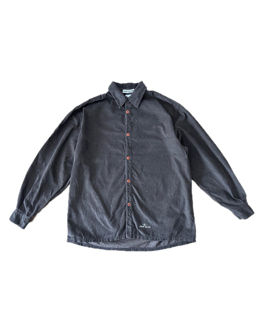 Stone Island 1996 Vintage Micro Corduroy Overshirt - L - Made in Italy