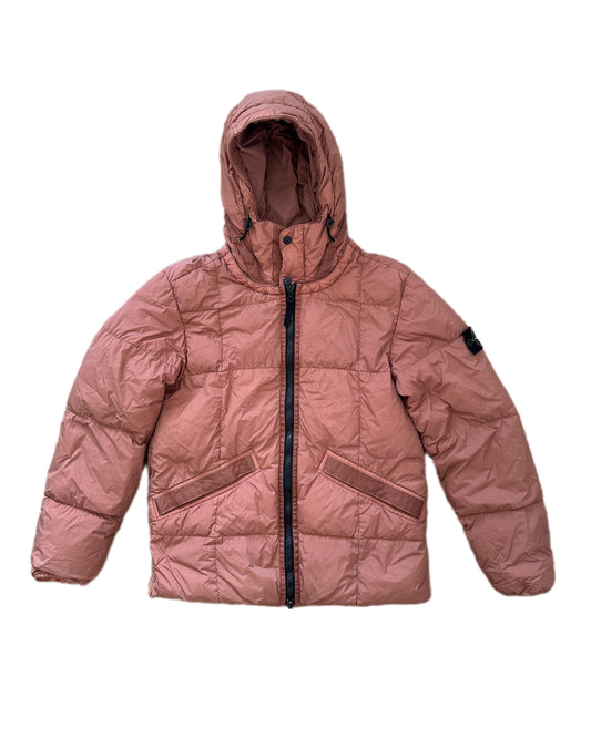 Stone Island 2019 Garment Dyed Down Puffer Jacket - L