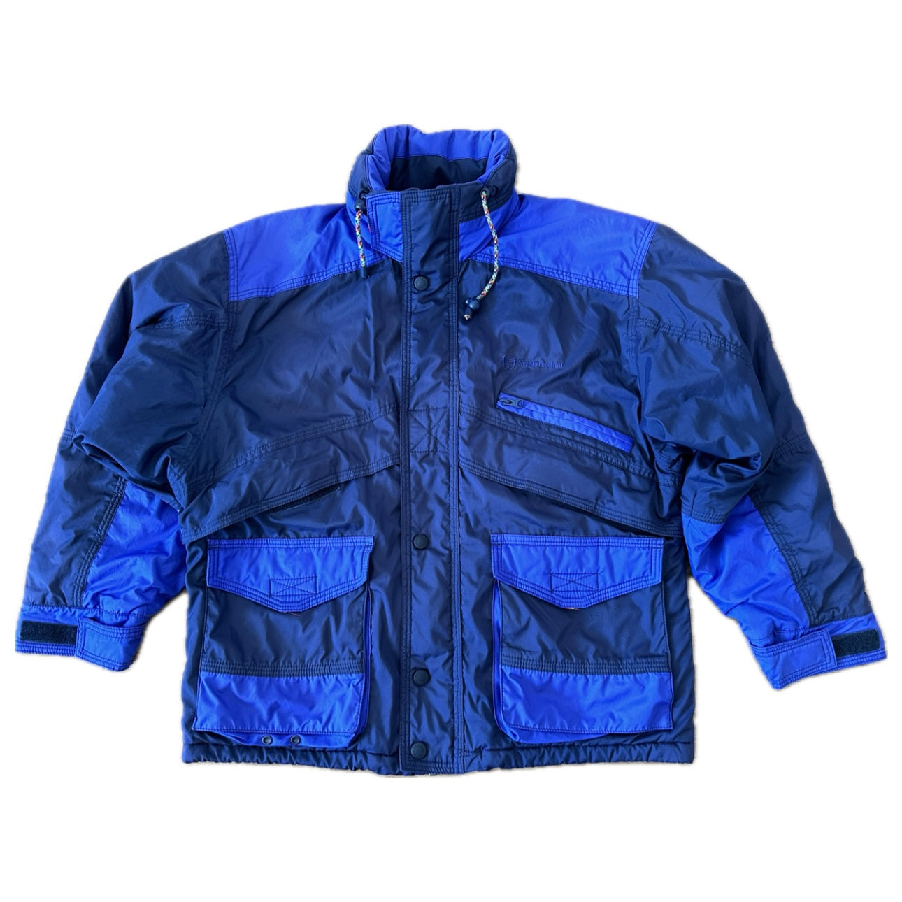 Sergio Tacchini Vintage Multi Pocket Padded Jacket - M