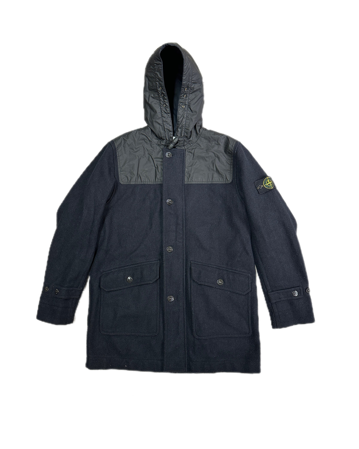 Stone Island 2013 Panno Speciale Wool Coat - XL - Made in Italy