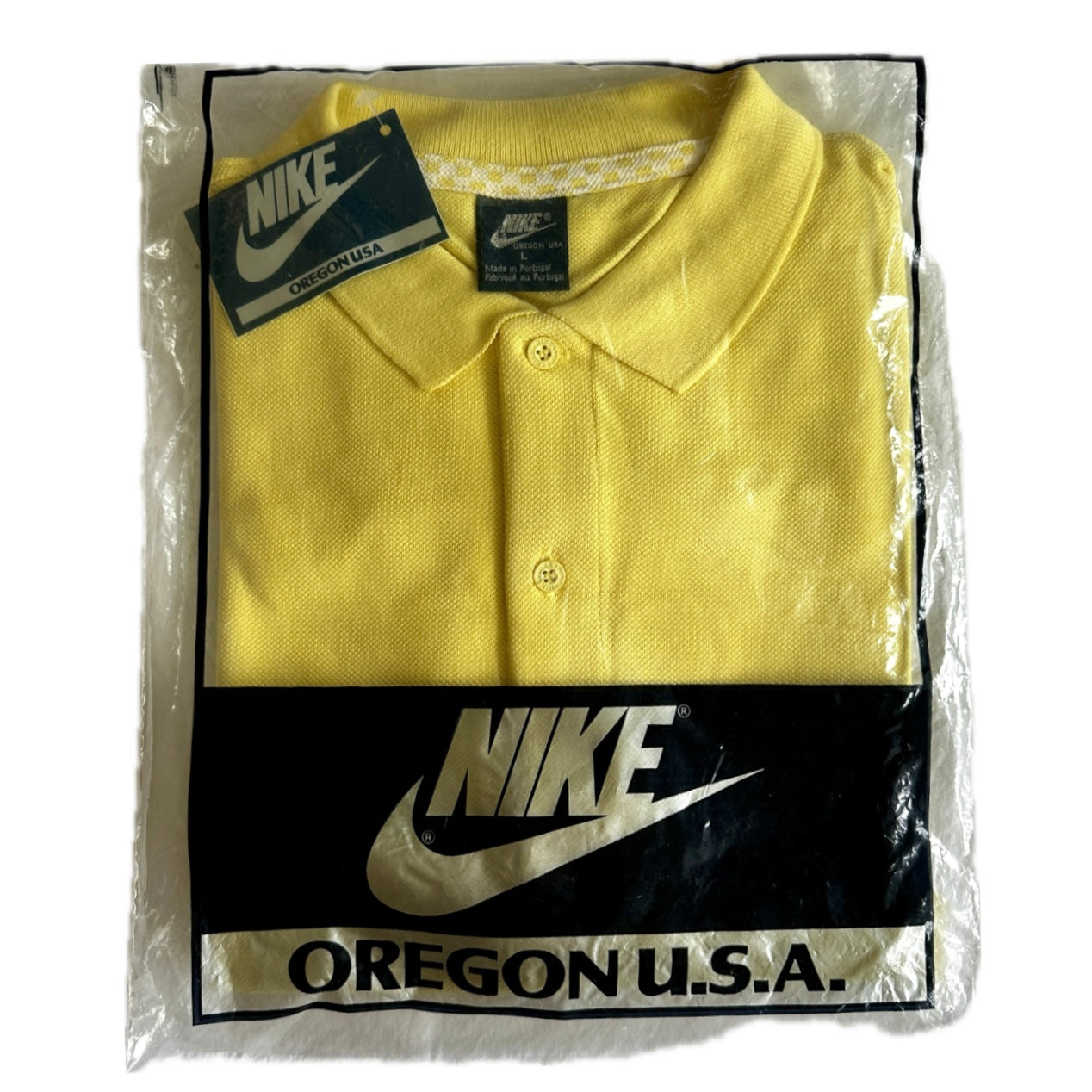 Nike 1986 Tennis Cotton Pique Polo Shirt - L - Made in Portugal