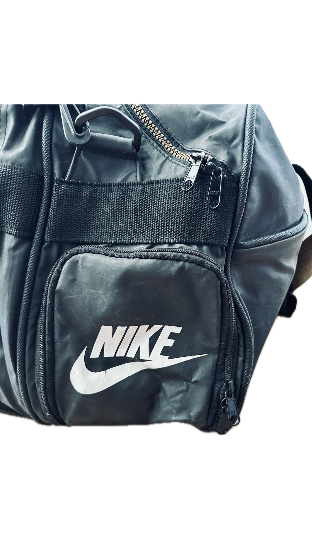 Nike Vintage Grey Tag 1993 Big Leather Bag