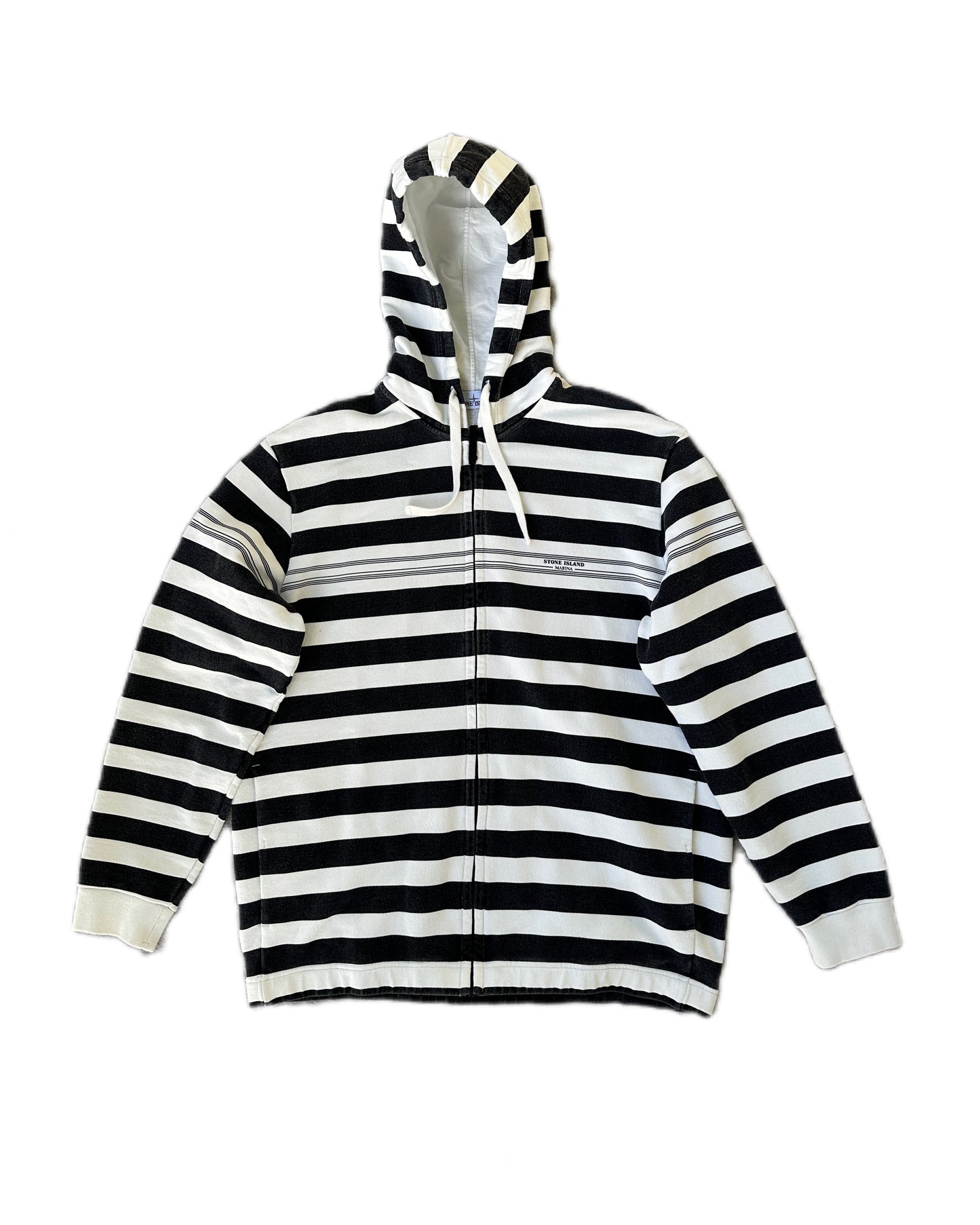 Stone Island Marina 2017 Cotton Fleece Hodded Sweat Jacket - 3XL - Made in Italy