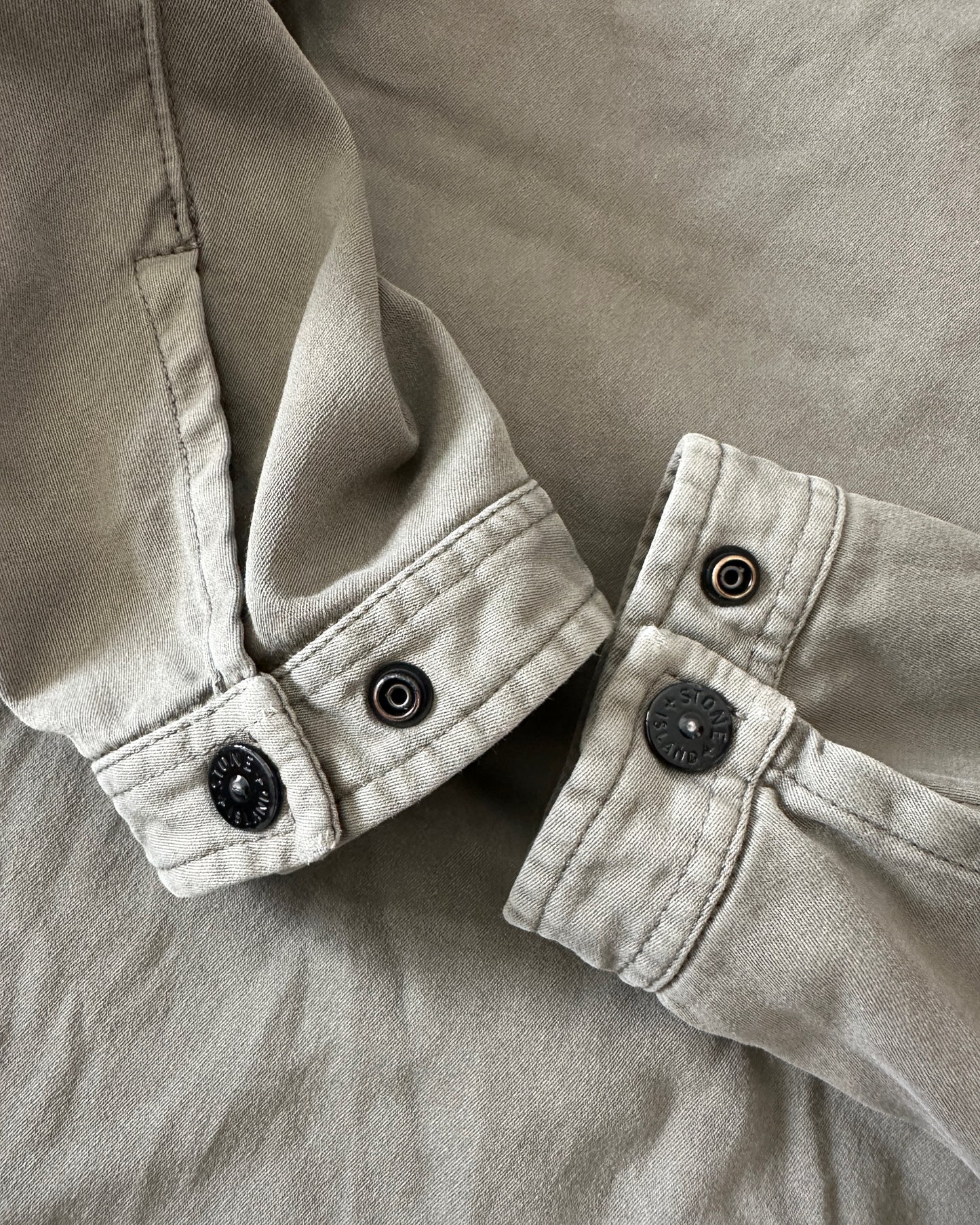 Stone Island 2016 Khaki Hooded Cotton Jacket - L - Made in Italy