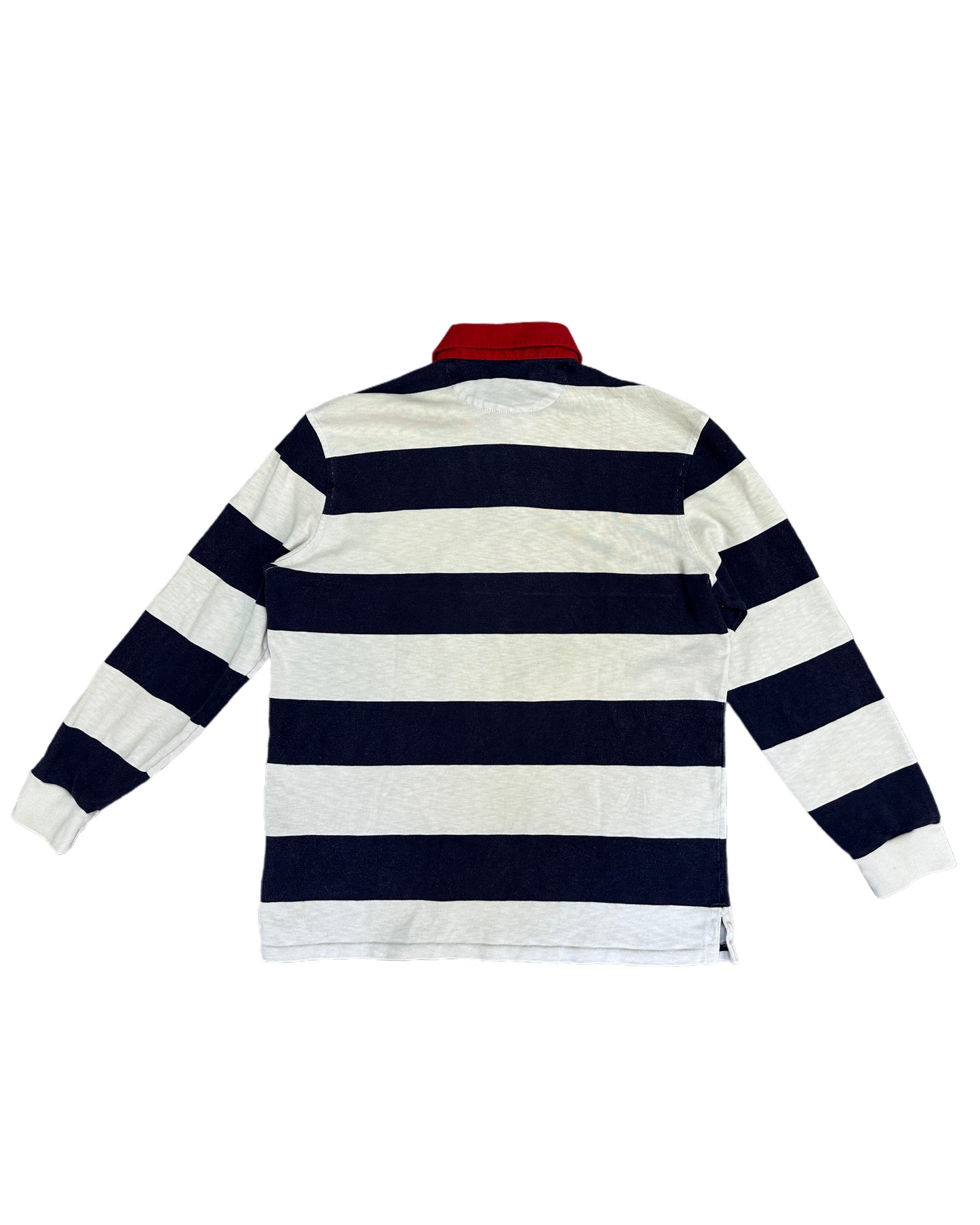 Polo Ralph Lauren 1987 Cross Flags Stripes Longsleeve Polo Shirt - M