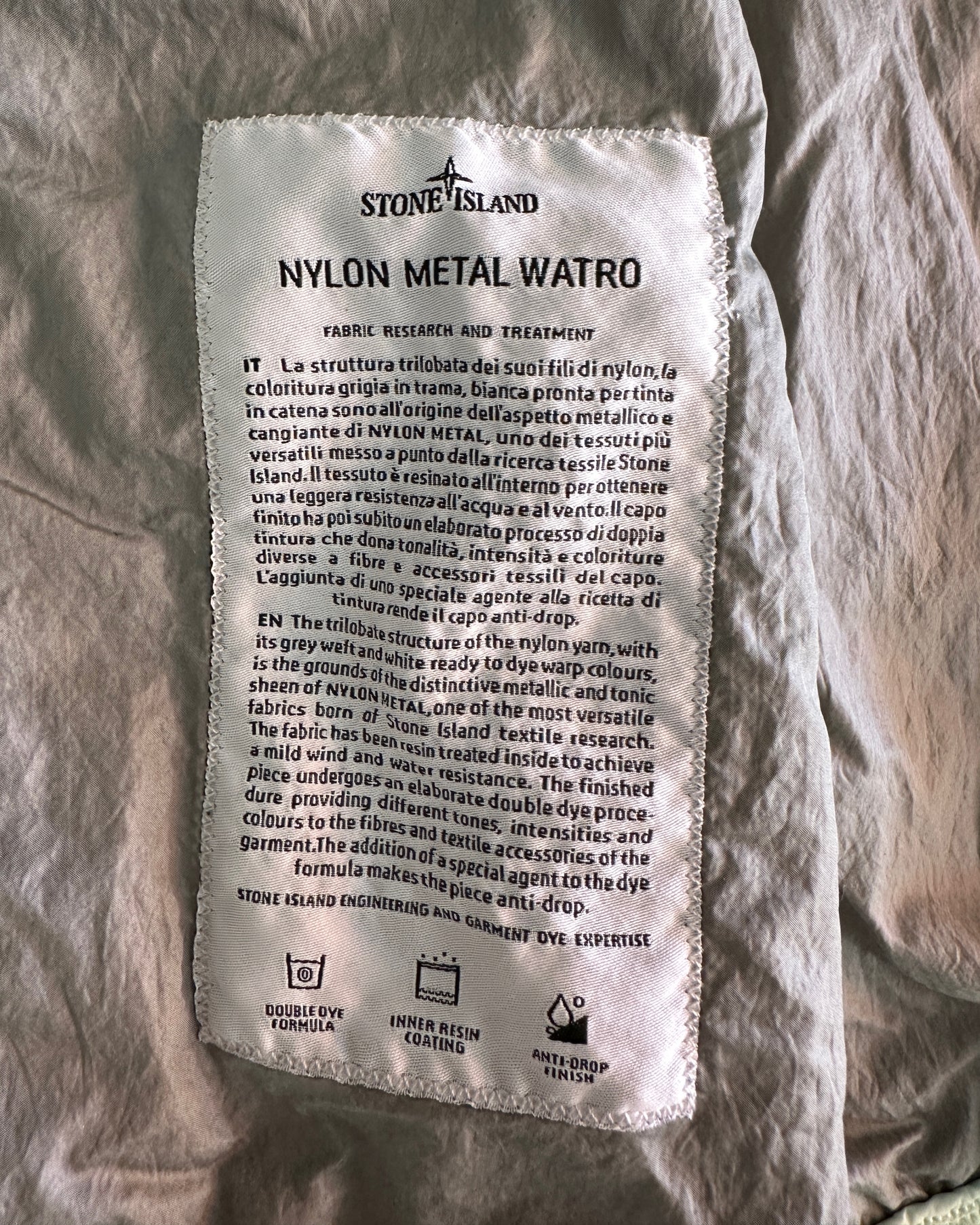 Stone Island 2018 Nylon Metal Watro Jacket - XL