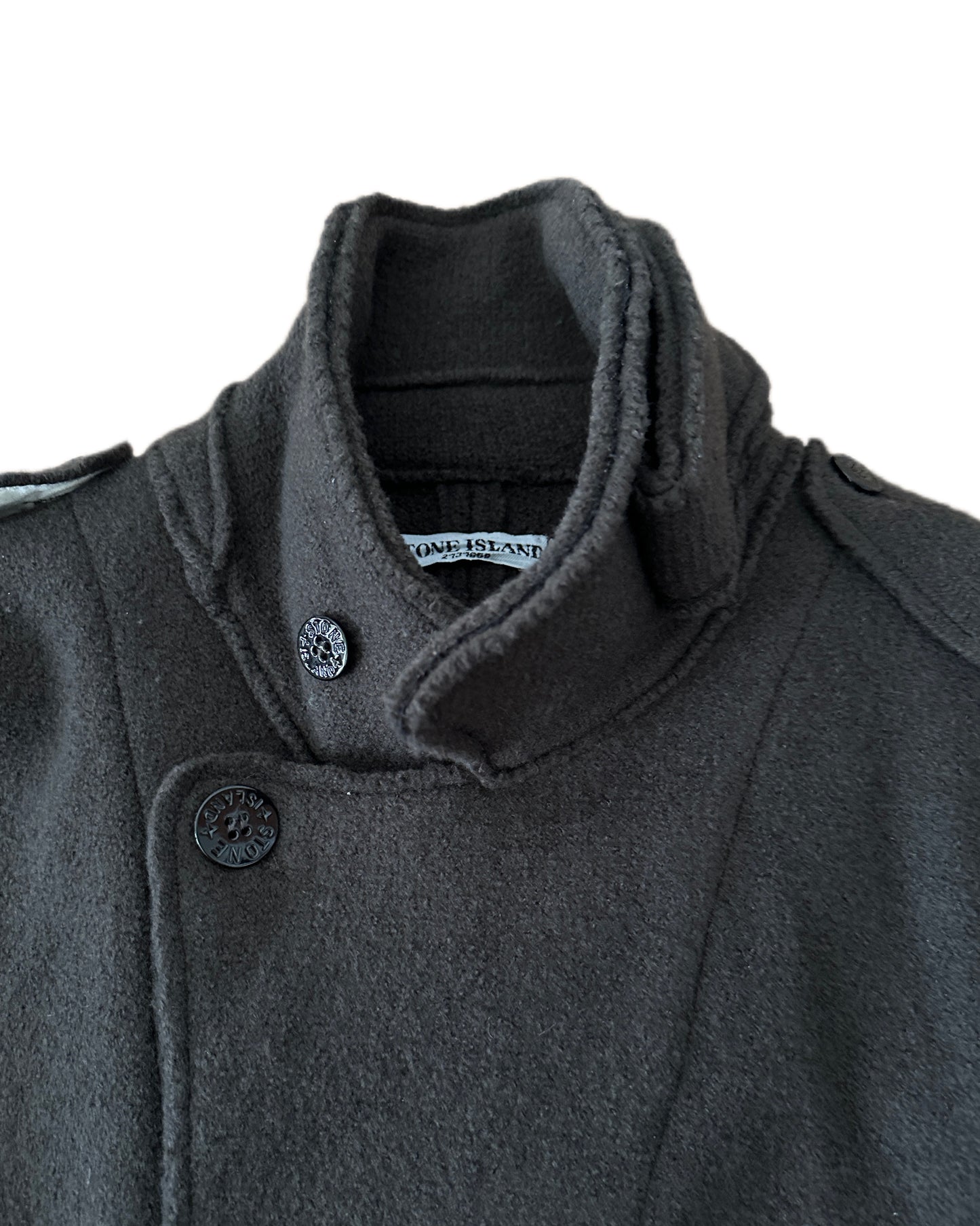 Stone Island 2010 Pure Wool Caban Jacket - XXL (fits XL) - Made in Italy