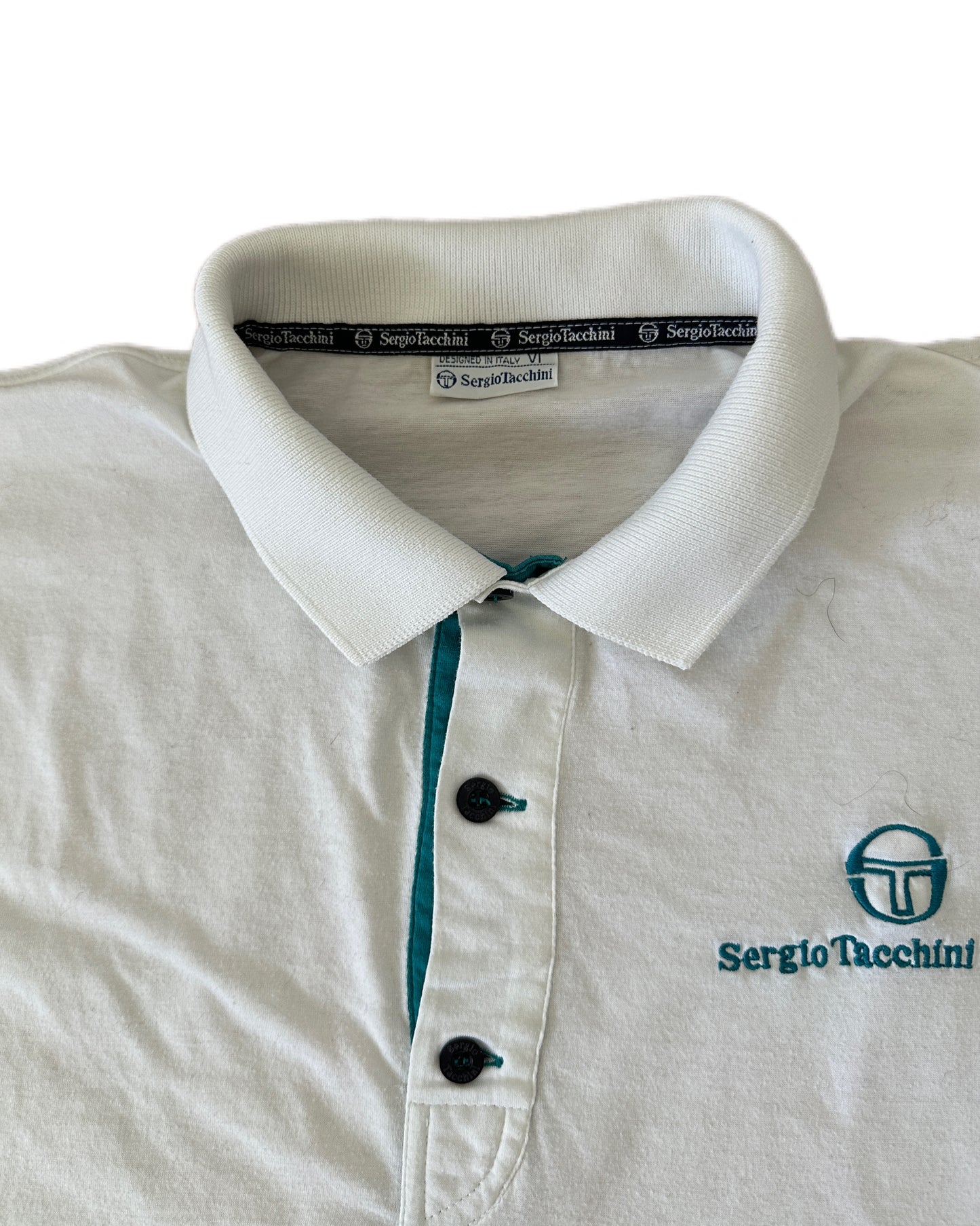 Sergio Tacchini 1991 Panel Polo Shirt - VI /  L
