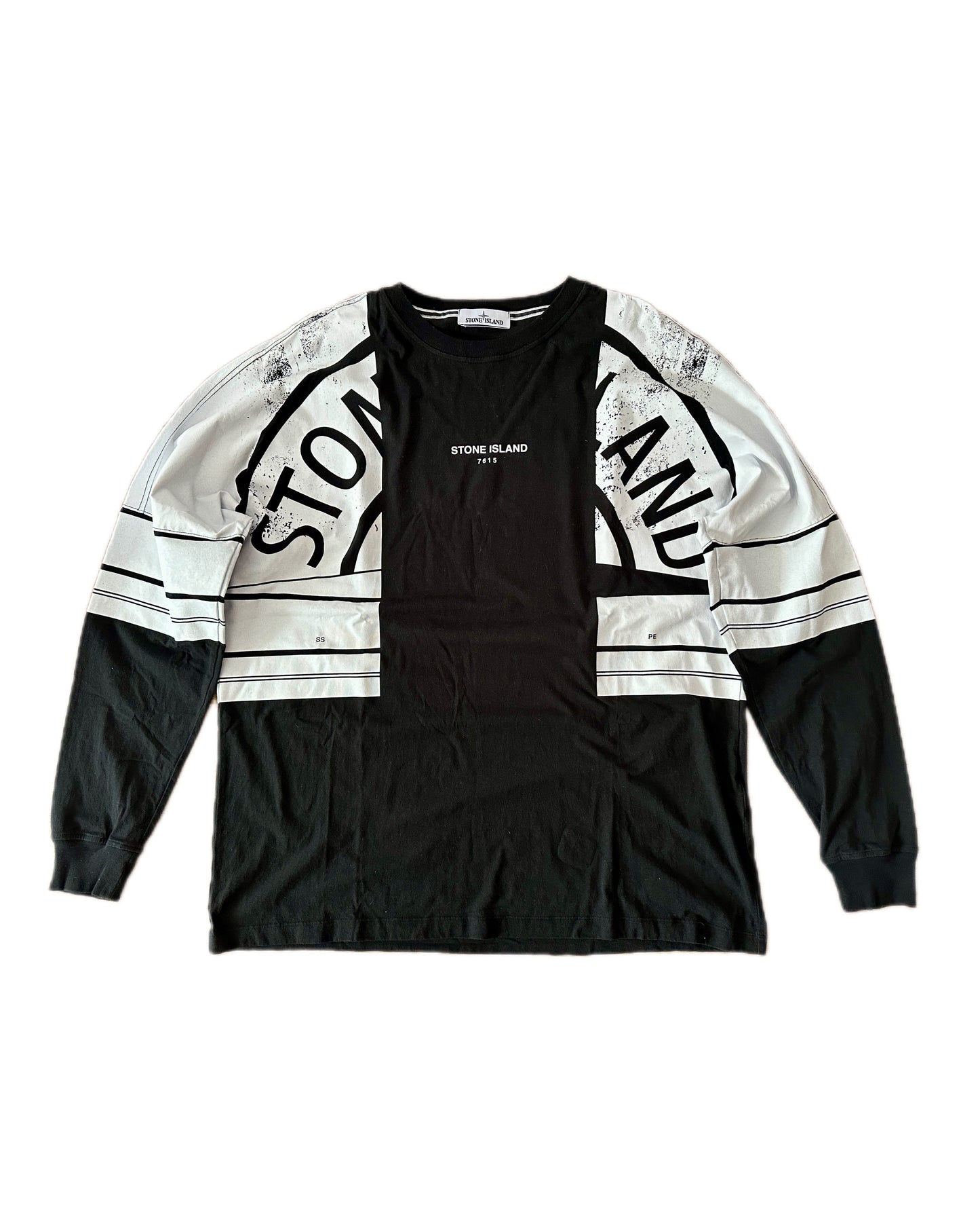Stone Island 2022 Mosaic Print Longsleeve Shirt - XXL