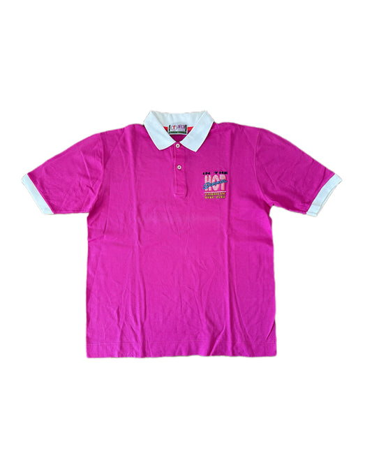 American System 1987 Vintage Hot in the Summer Polo Shirt - L - Made in Italy
