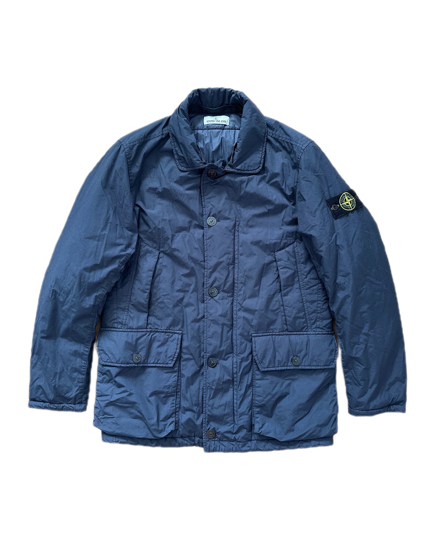 Stone Island 2021 Naslan Light Watro w/ Primaloft Navy Jacket - M - Made in Italy