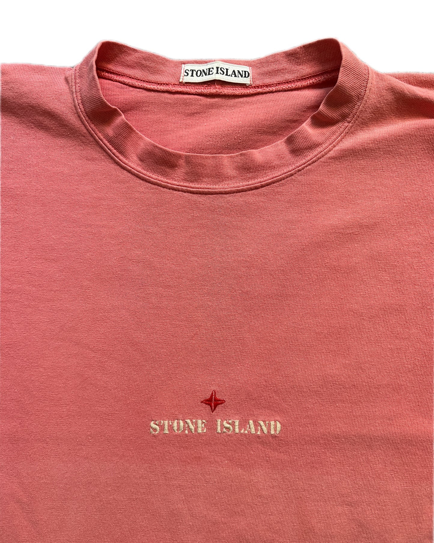 Stone Island 1988 Vintage Pink Longsleeve Shirt - XL - Made in Italy