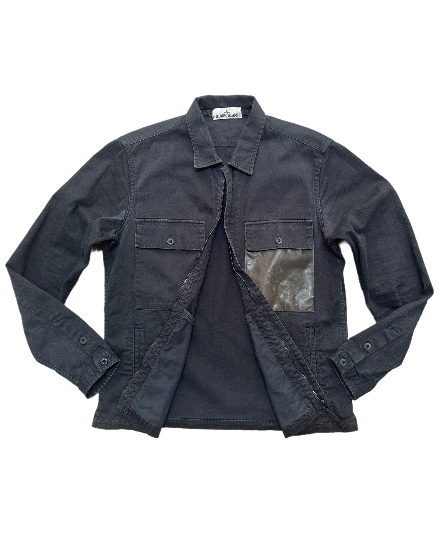 Stone Island Marina 2015 Glow in the Dark Print Zip Overshirt - M - Made in Italy