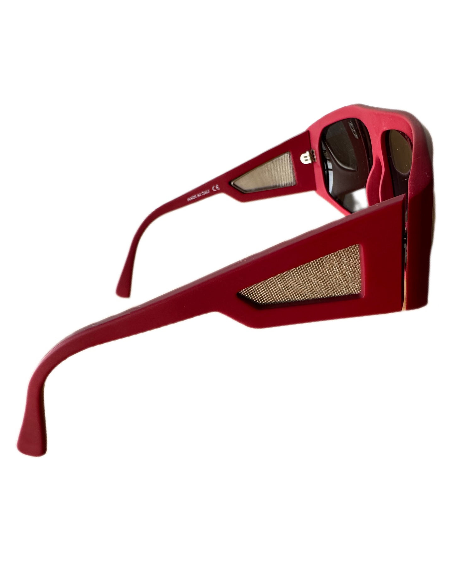 Stone Island 2013 SI 002 Sanded Acetate Bordeaux Zeiss Sunglasses - BNWT - Made in Italy