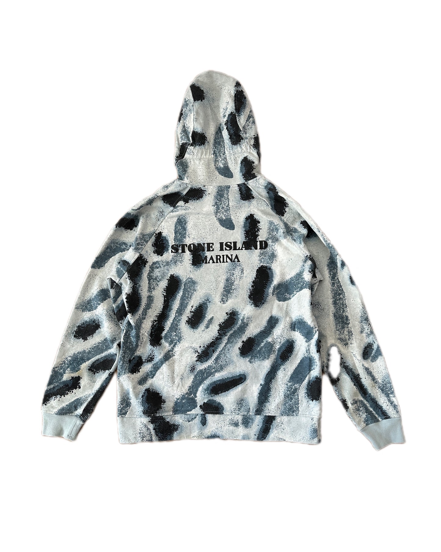 Stone Island Marina 2022 Reef Camo Hooded Sweatshirt - M