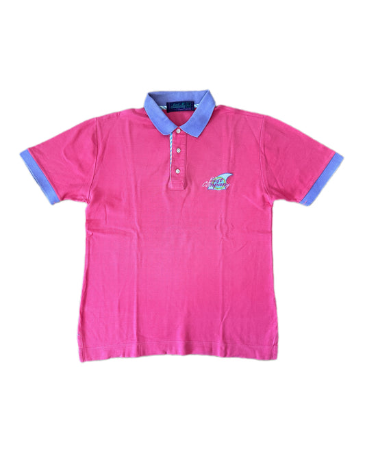 Best Company 1987 Vintage Pink Polo Shirt - L - Made in Italy