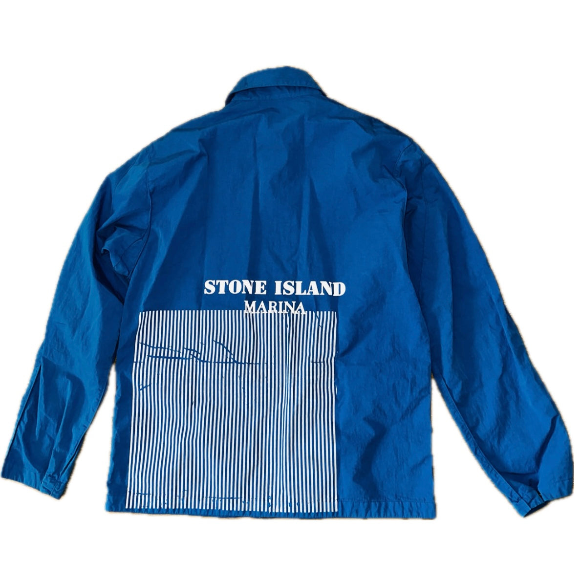 Stone Island Marina 2019 50 Fili Folded Print Overshirt - L - Made in Italy