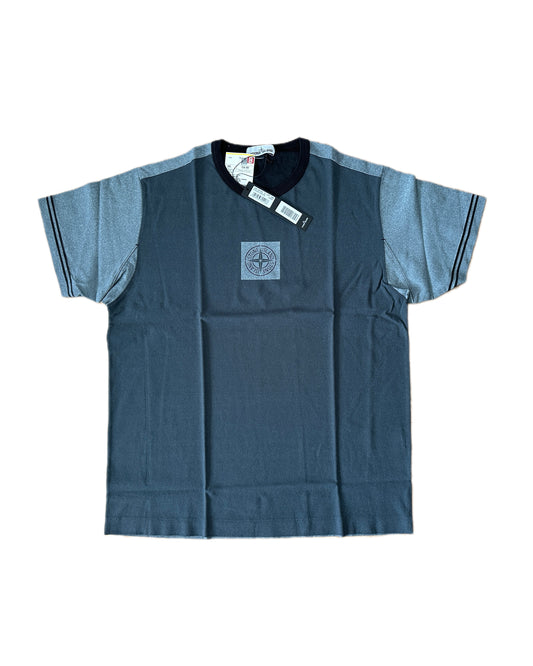 Stone Island 2019 Jersey Placcato Box Logo T-Shirt BNWT - XXL - Made in Italy