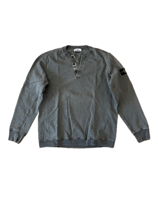 Stone Island 2017 T.CO+OLD Henley Collar Sweatshirt - 3XL