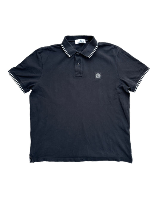 Stone Island Slim Fit Polo Shirt Black - XXL